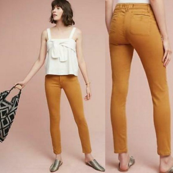 Anthropologie Hei Hei Abroad Skinny Ankle Pants, Size 30 - Picture 9 of 9